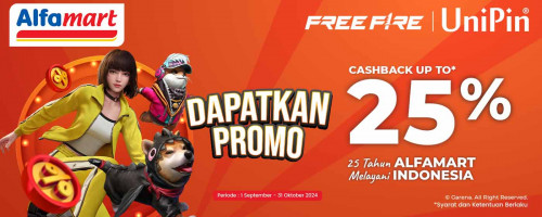 Mabar Makin Seru dengan CASHBACK hingga 25% Setiap Hari! Beli Voucher UniPin di Alfamart Sekarang dan Top Up Game Favoritmu